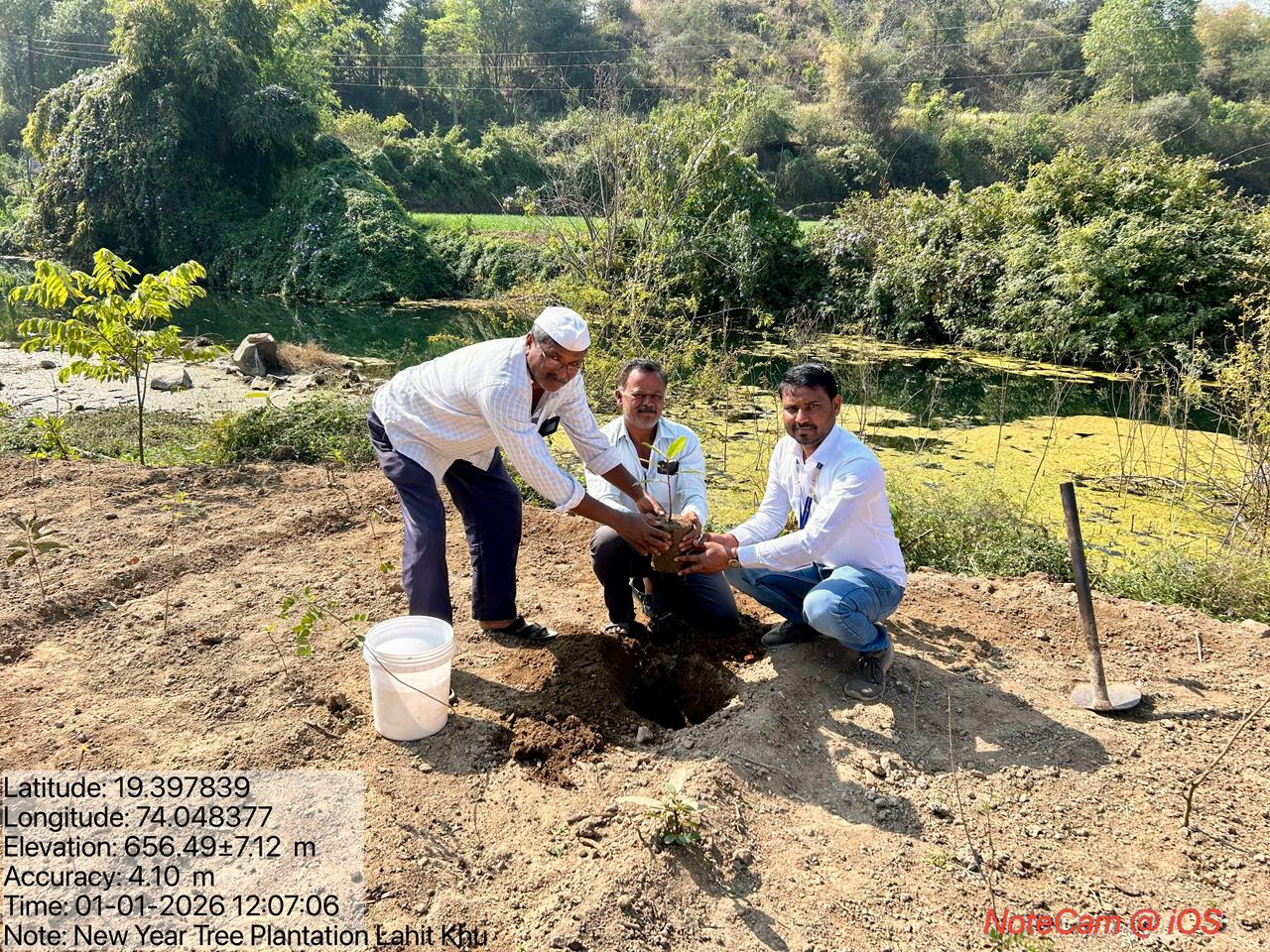 १.१.२०२६ नवीन वर्ष दिवशी वृक्ष लागवड लहित खु
